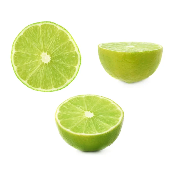 Mitades de cal verde — Foto de Stock