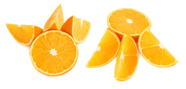 Composizioni di frutti d'arancia serviti — Foto Stock