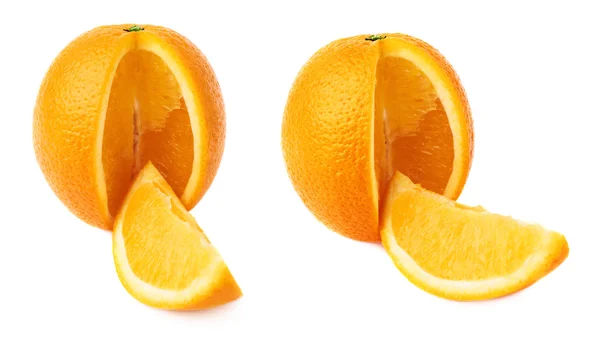 Serviert Orangenfrucht Kompositionen — Stockfoto