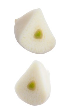 Sarımsak ampuller izole