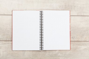 Beyaz açık defter