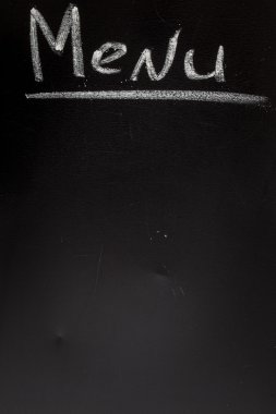 Tebeşir beyaz Menü başlığı