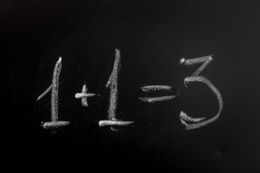 Bir artı bir eşittir üç