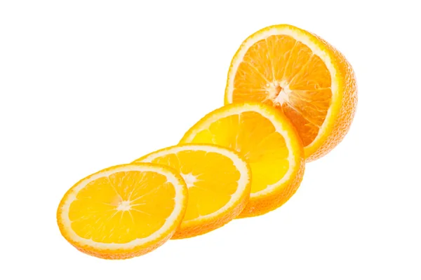 Plasterki owoc pomarańczowy — Zdjęcie stockowe
