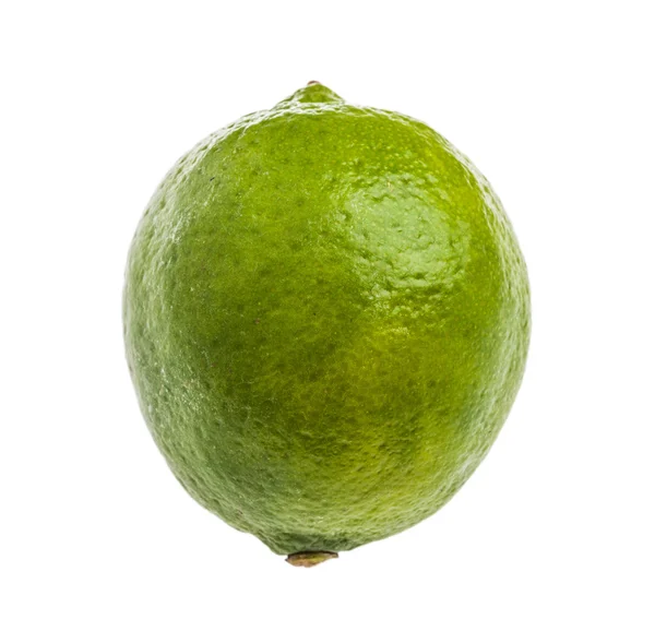 Zielone limonki na białym tle — Zdjęcie stockowe