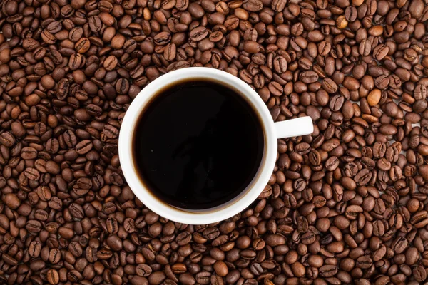 Kopje zwarte koffie — Stockfoto