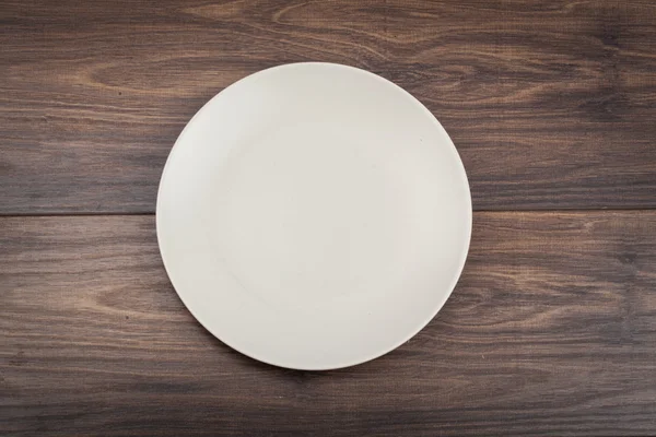 White empty plate — Stock Photo, Image