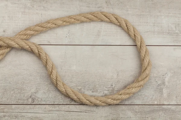 Cuerda de barco sobre fondo blanco — Foto de Stock