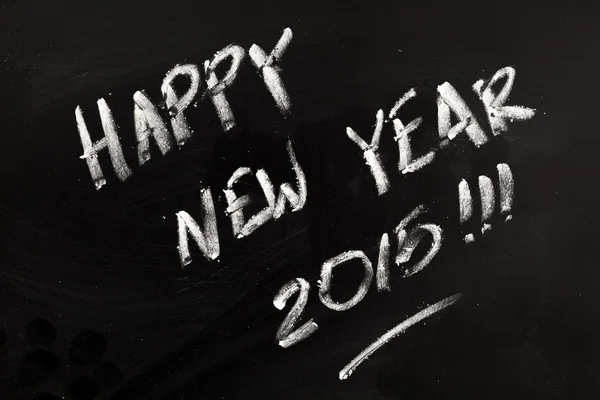 New year 2015 with chalk — Stock Photo, Image