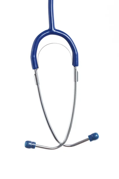 Blauwe medische stethoscoop — Stockfoto
