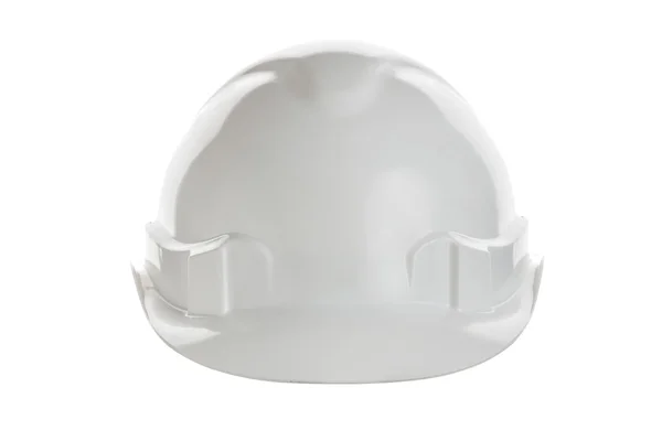 Witte bouw helm — Stockfoto