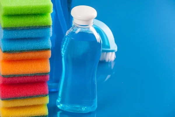 Pile of colorful sponges — Stock Photo, Image