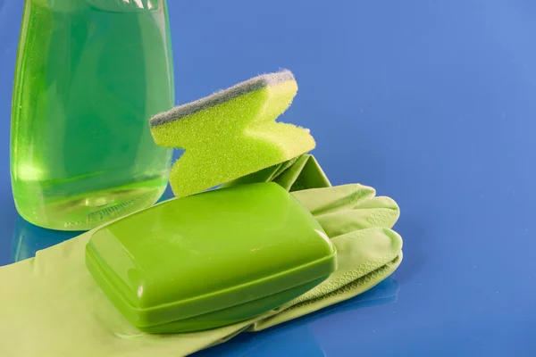Colorful cleaning set — Stock Photo, Image