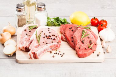 çiğ et dilimlenmiş