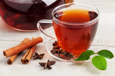 Bir bardak çay.