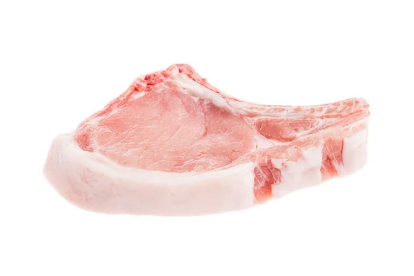 Plakjes rauw vlees — Stockfoto
