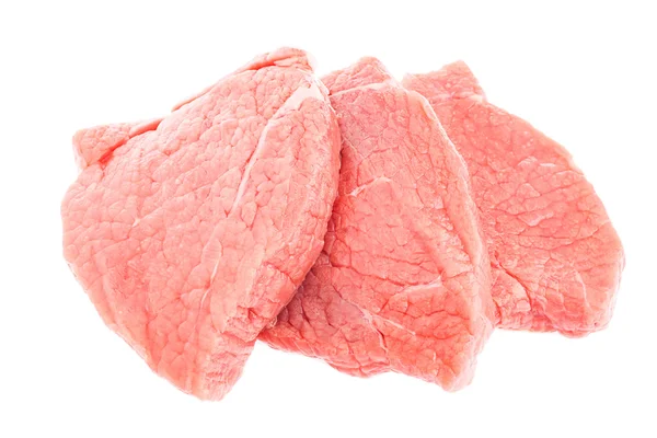 Carne cruda en rodajas — Foto de Stock