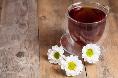 bitki çayı ile chamomilies