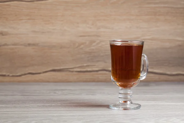 Glass cup of tea — Stock Photo, Image