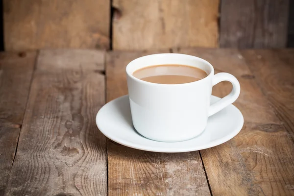 Taza de café con platillo —  Fotos de Stock