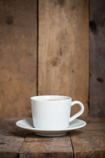 Kopje koffie met schotel — Stockfoto