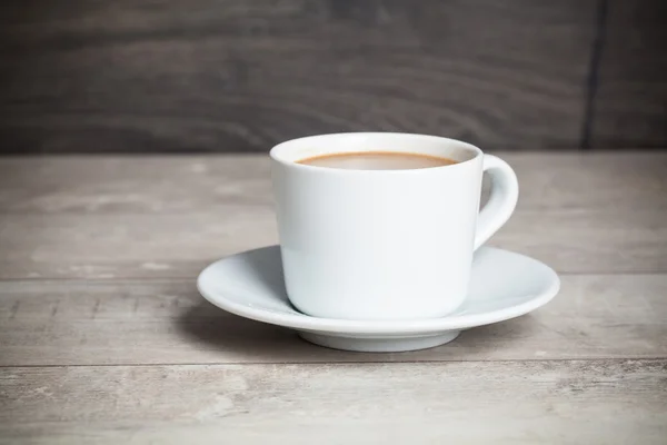 Tasse de café avec soucoupe — Photo