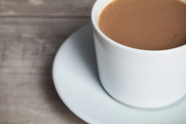 Kopje koffie met schotel — Stockfoto