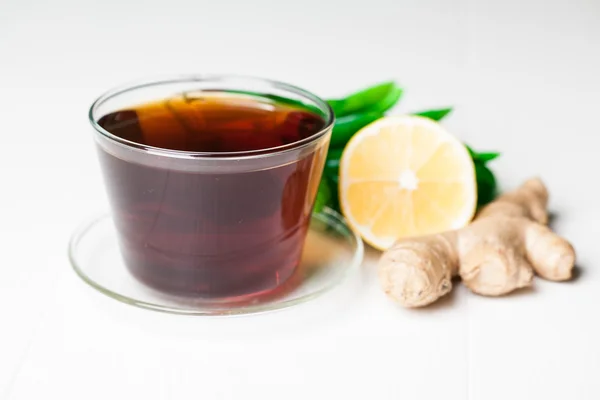 Cup of ginger tea — Stock Photo, Image