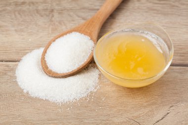 tahta kaşık şeker