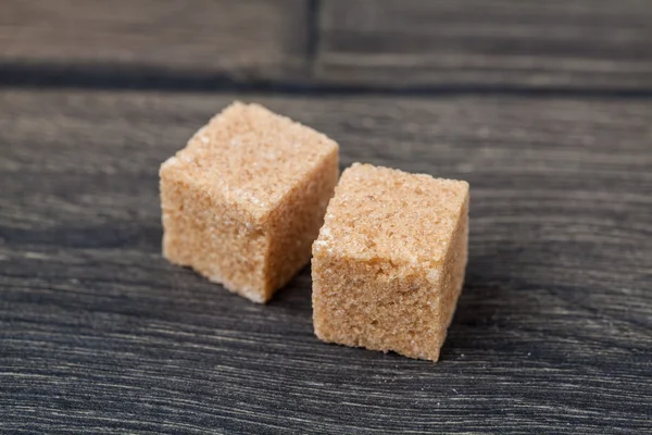 Brown lump sugar — Stock Photo, Image