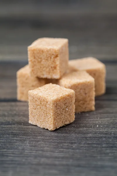 Brown lump sugar — Stock Photo, Image