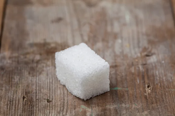 Cube of white sugar