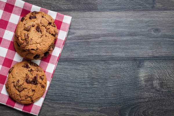 Traditionella chocolate chip cookies — Stockfoto