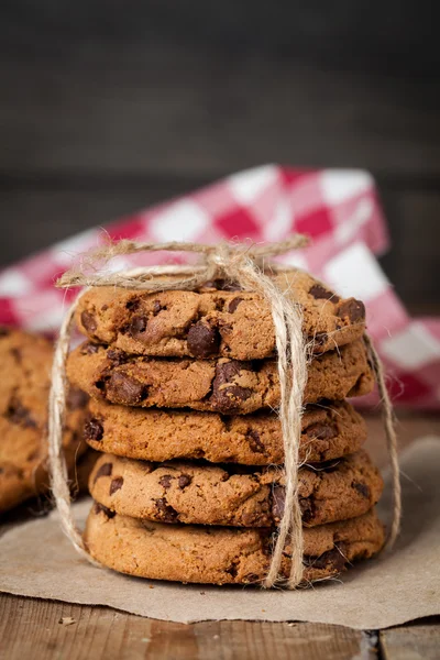 Galletas con chips de chocolate —  Fotos de Stock