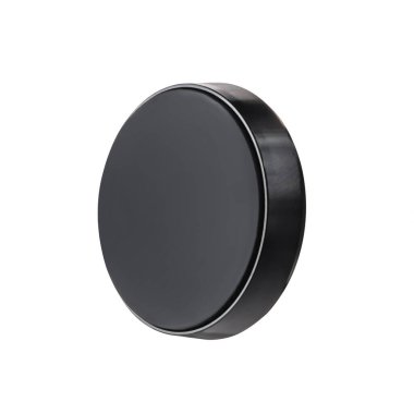 Cep telefonu ve akıllı telefon için siyah araba tutucusu. Beyaz izole arkaplan