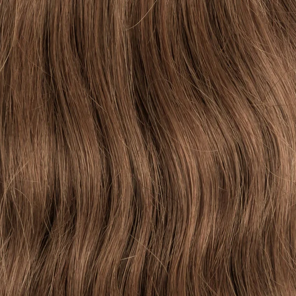 Human Hair Wig Mannequin Back View Brunette Straight Hair — Stock Photo, Image