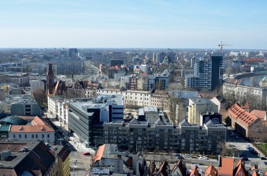 Wroclaw eski şehir. Breslau Avrupa Ortaçağ kenti. En iyi Breslau Wroclaw görüntülemek