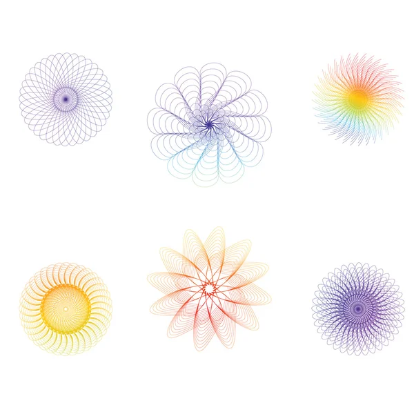 Spirograph rainbow — Stock vektor