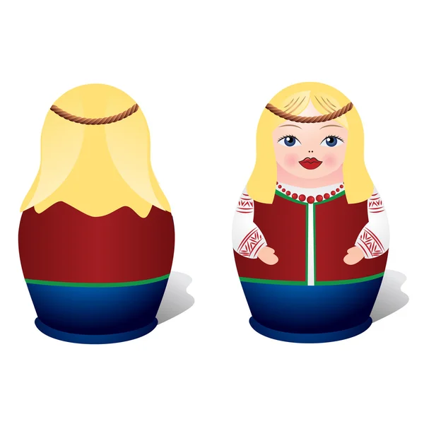 Matryoshka — Stockový vektor