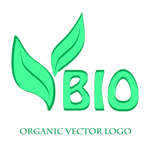 Bio alimento ilustración orgánica (vector  ) — Vector de stock