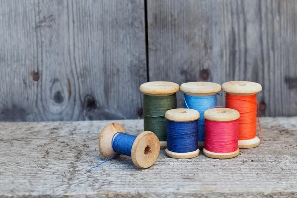 Vintage reel of thread — Stock Photo, Image