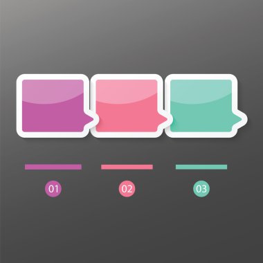 Vektör grafik şablonu olarak modern tarzı