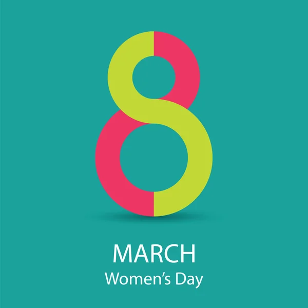 8 March. Women's Day — Stock Vector