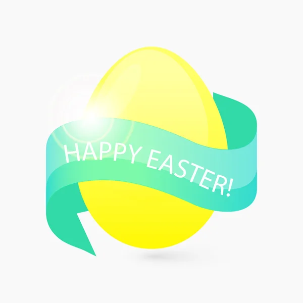 Feliz Pascua celebraciones diseño de tarjetas de felicitación — Vector de stock
