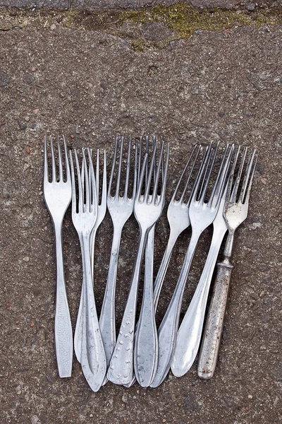 Retro forks — Stock Photo, Image