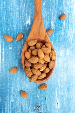 badem, tahta kaşık