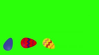 Paskalya yumurtası animasyonu, yeşil ekran krom anahtarı, grafik kaynağı