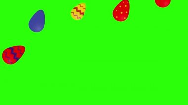 Paskalya yumurtası animasyonu, yeşil ekran krom anahtarı, grafik kaynağı