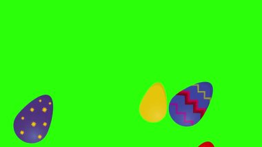 Paskalya yumurtası animasyonu, yeşil ekran krom anahtarı, grafik kaynağı