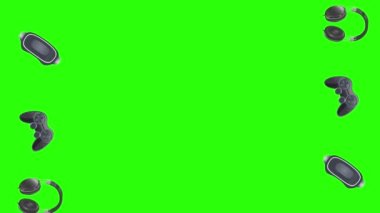 Oyun gagetleri animasyon, krom anahtar grafik kaynak elementleri